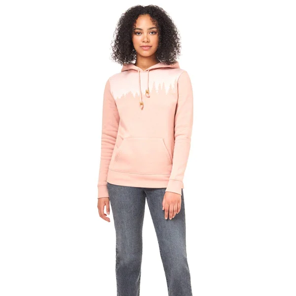 tentree Women's Juniper Hoodie (S Misty Rose Pink Heather)