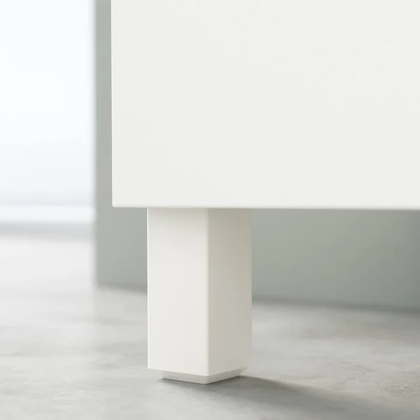 IKEA - BESTÅ Storage Combination with Doors, White/Hanviken/Stubbarp White, 70 7/8x16 1/2x29 1/8