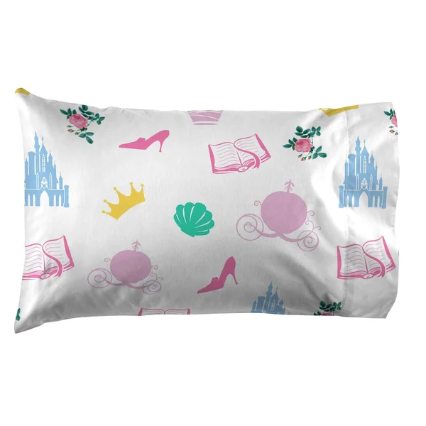 Disney Princess Sassy Sheet Set, Full, 39" x 75"