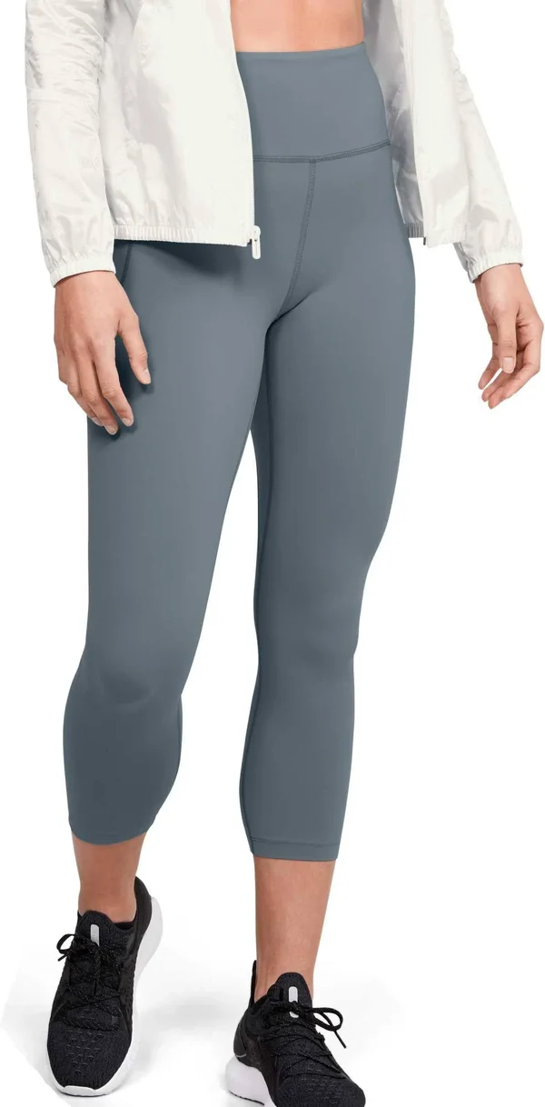 Under Armour Women's Meridian Crop Leggings - XL, Hushed Turquoise
