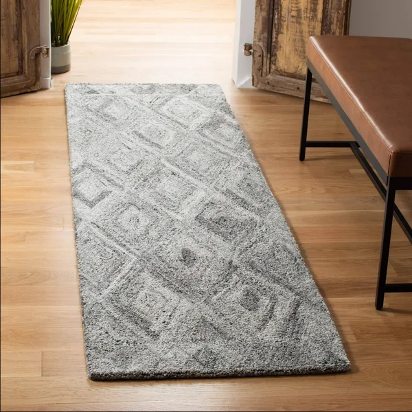 Safavieh Abstract 618 Area Rug - Grey, Black, 6' x 6' Square