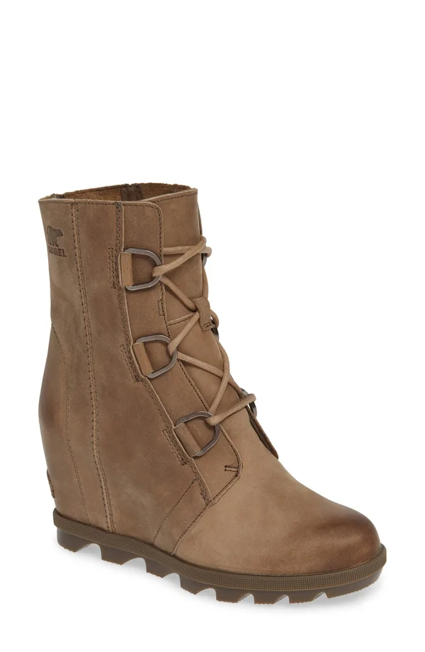 Sorel Women's Joan of Arctic Wedge II Boot - 12 - Ash Brown