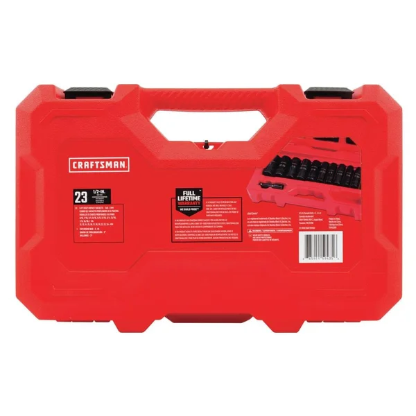 Craftsman Deep Impact Socket Set, 23 Piece