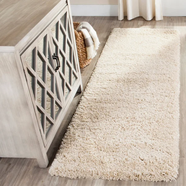 Safavieh Reno Shag Creme 9& x 12& Rug