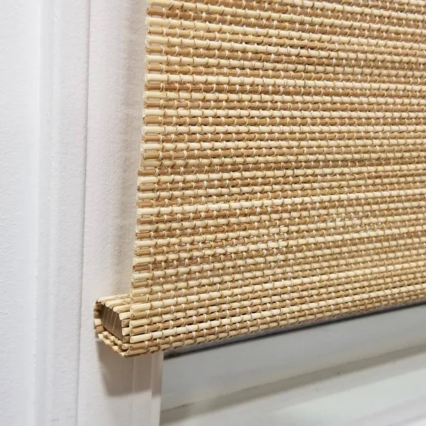 Home Decorators Collection Modern Farmhouse Cut-to-Size Natural Multi-Weave Cordless Light-filtering Bamboo Shade - 48 in. W x 7