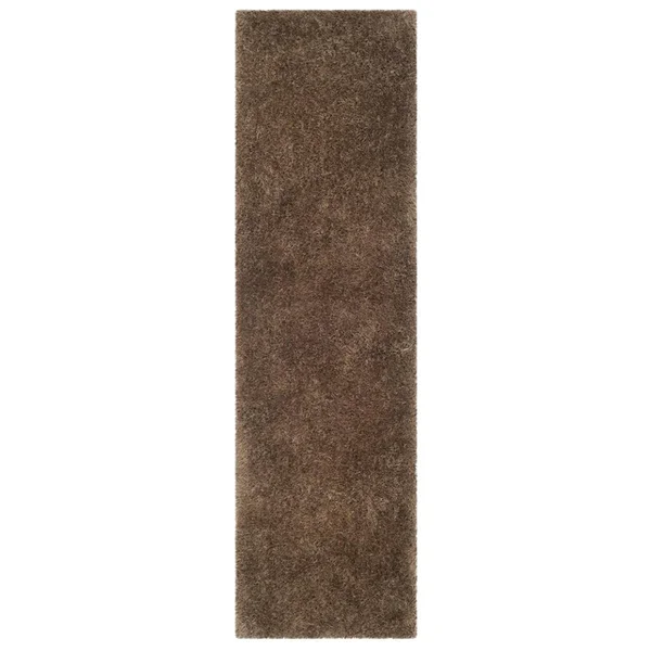 Safavieh Venice Shag SG256T 2&3x22 x 6&0x22 Runner Taupe Area Rug