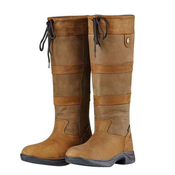 Dark Brown Dublin River Boots III - Wide