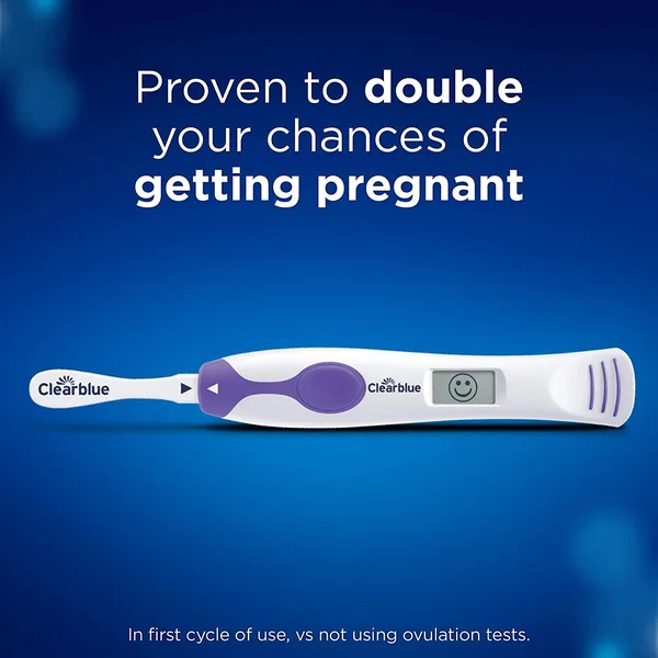 Clearblue Connected Ovulation Test System Featuring Bluetooth Connectivity and Advanced Ovulation Tests - 40 Count