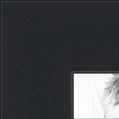 Collage Picture Frame - Satin Black Frame with 4 openings for 8x10 Photos with Super White Mat. D3926T10, ArtToFrames