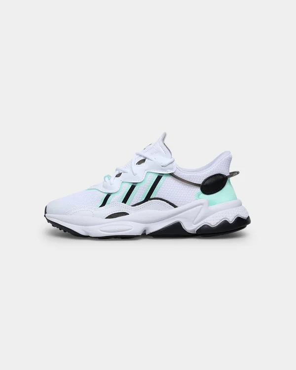 Adidas Wmns Ozweego Footwear White Frozen Green - Size 8 Women