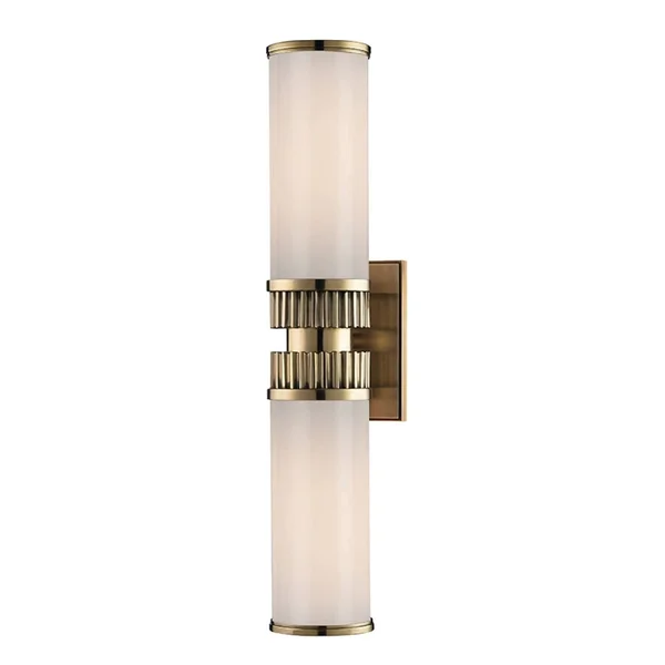 Hudson Valley 1562-AGB Harper 2 Light Bath Bracket - Aged Brass