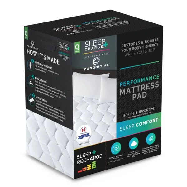 Nanobionic Mattress Pad Queen