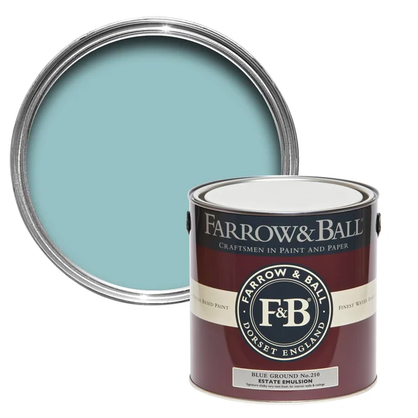 Farrow & Ball Blue Ground Paint US Gallon Dead Flat No.210
