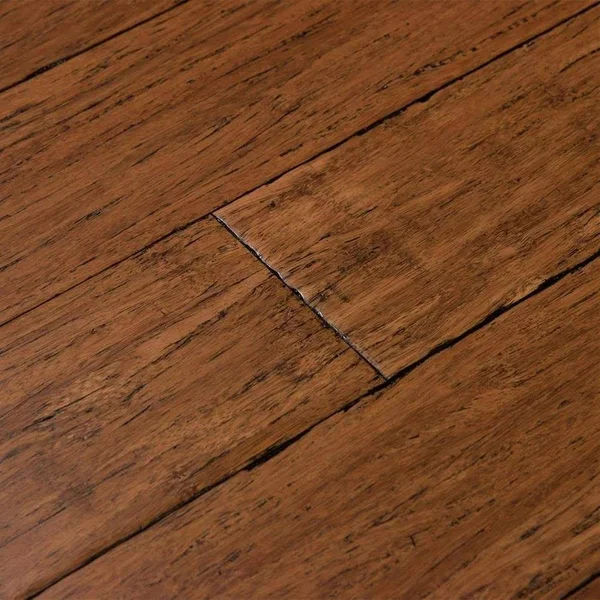 Cali Bamboo Fossilized 3-3/4-in Wide x 7/16-in Thick Bamboo Antique Java Handscraped Solid Hardwood Flooring (22.69-Sq ft) in BR