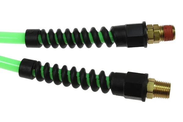 Coilhose Pneumatics PU516-30A-G Flexcoil 5/16x22 ID x 30& 3/8x22 MPT Green