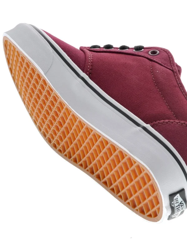 Vans Men's Atwood (Canvas) Skate Shoe oxblood/white