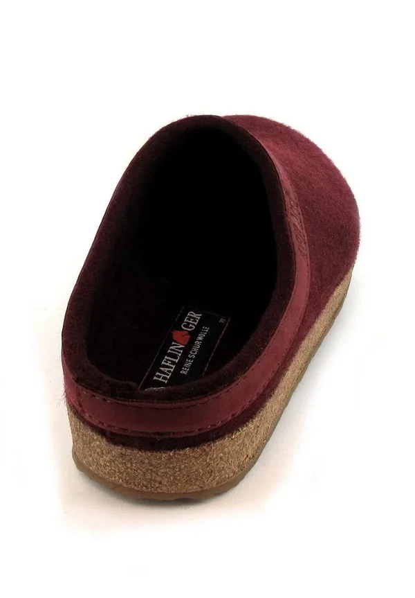 Haflinger GZL Colorful Grizzly Felt Clogs Grass Green - 41
