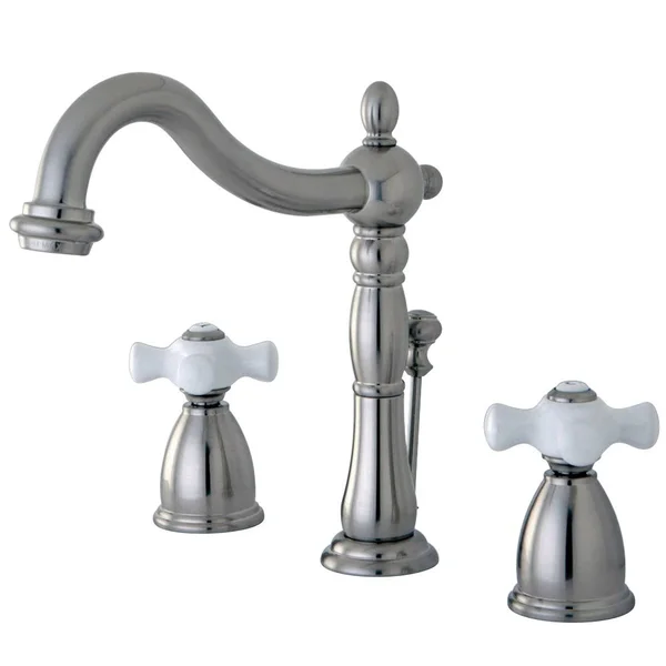 Kingston Brass KB1978PX 8x22 Widespread Bathroom Faucet - Brushed Nickel