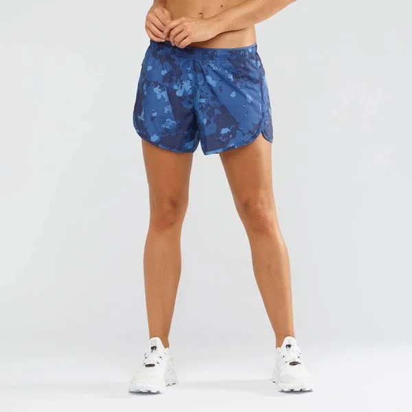 Salomon Agile Short - Women's Dark Denim - S