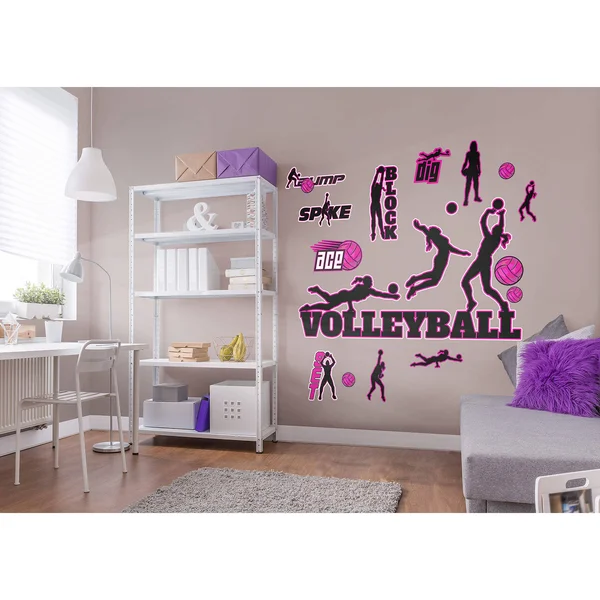Fathead Volleyball Wall Decal Collection