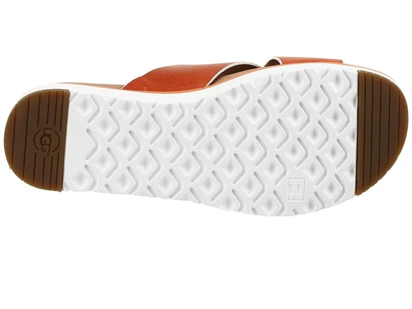 Women's Ugg Kari Slide, Size: 10 M, Fire Opal Leather