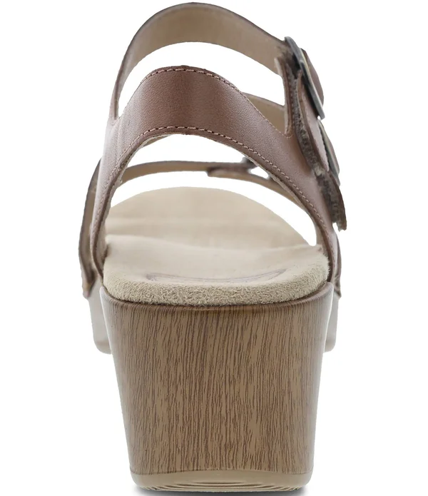 Dansko Women's Sacha Sandal Tan Burnished 41