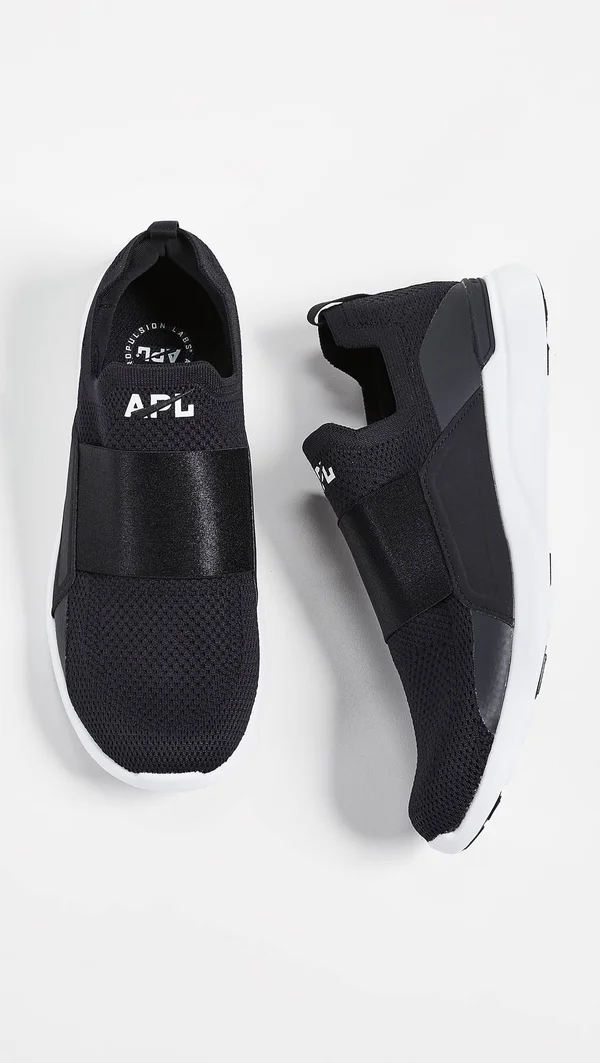 APL Men's TechLoom Bliss Black/White Shoes in Size 9, Athletic Propulsion Labs