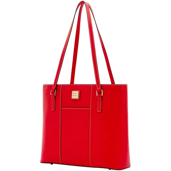 Dooney & Bourke Saffiano Lexington ToteHandbag, Size 000, Red