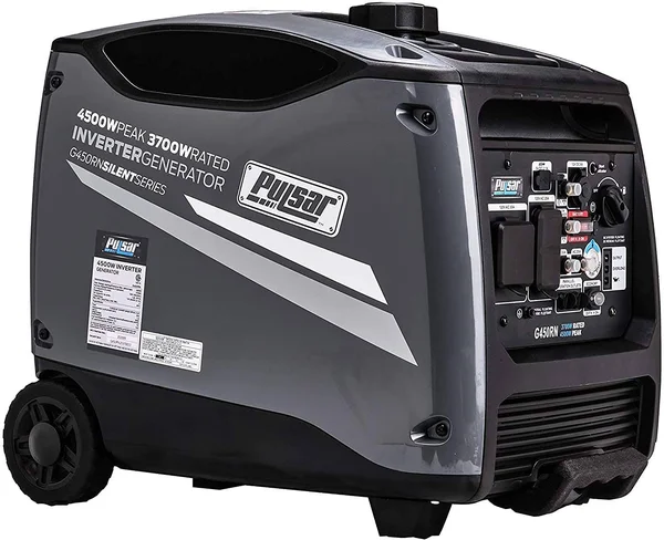 Pulsar Products G450rn, 4500W Portable Quiet Inverter Remote Start Parallel Capability, Carb Compliant Generator