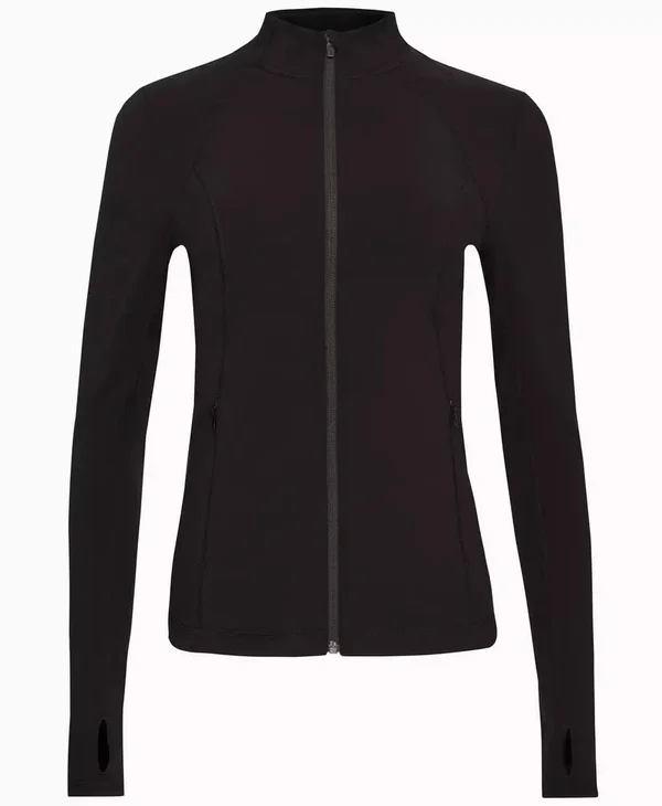 Sweaty Betty Power Workout Zip Through Jacket - Black, Women's Xxs