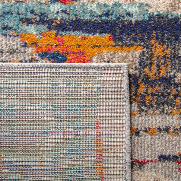 Safavieh Madison 400 Rug Collection MAD419F - Grey - Turquoise - 8& x 10&