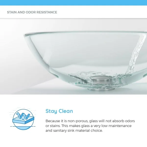 Mr Direct 638 Vessel Sink Ensemble with A Chrome Finish 731 Faucet - Pop-Up Drain, and Sink Ring.