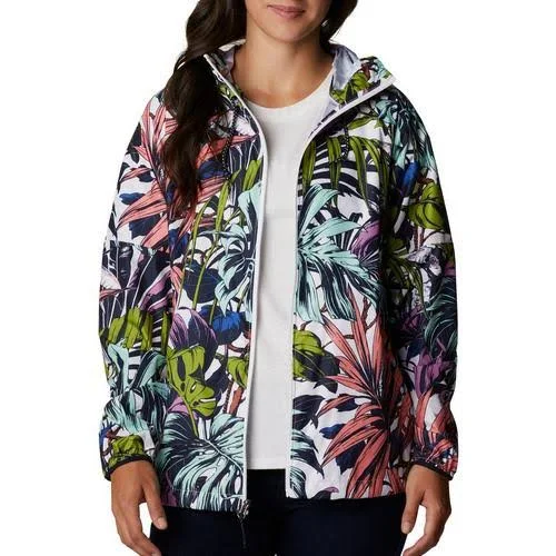 Columbia Women's Side Hill Printed Windbreaker - XL, Multi