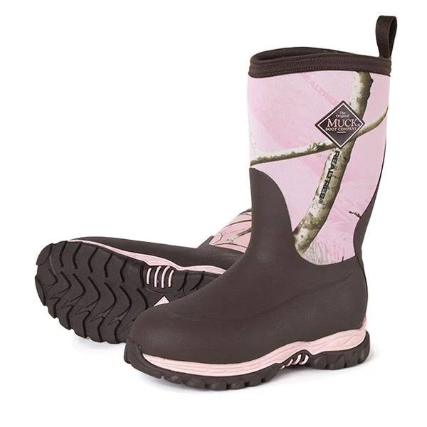 Muck Boot Kids Rugged II Pink/Black, 12