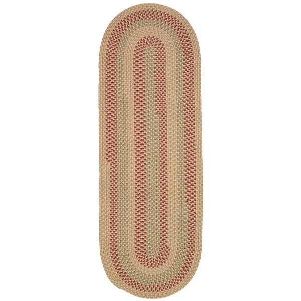 Colonial Mills Brook Farm Tea Stained 4& Round Rug