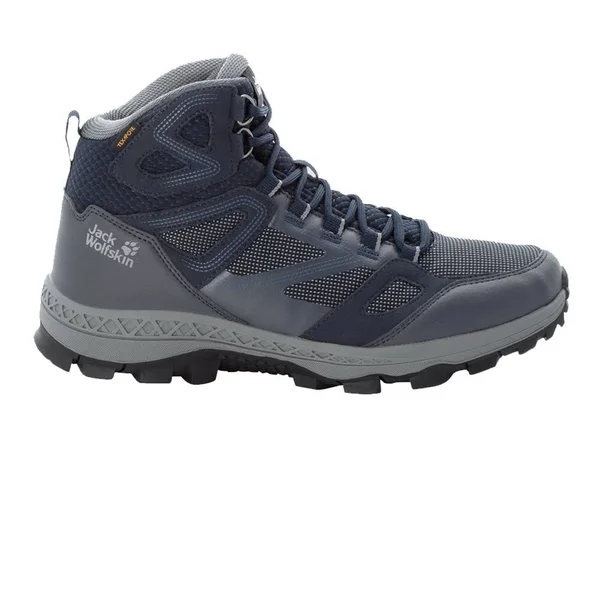 Jack Wolfskin Downhill Texapore Mid Walking Boots - Blue - EU 42.5, UK 8.5