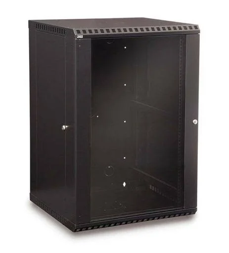 Kendall Howard 22U Fixed Wall Mount Rack Cabinet w/ Glass Door 3140-3-001-22