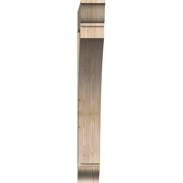 6x22W x 36x22D x 48x22H Thorton Traditional Rough Sawn BRACKET - Douglas Fir