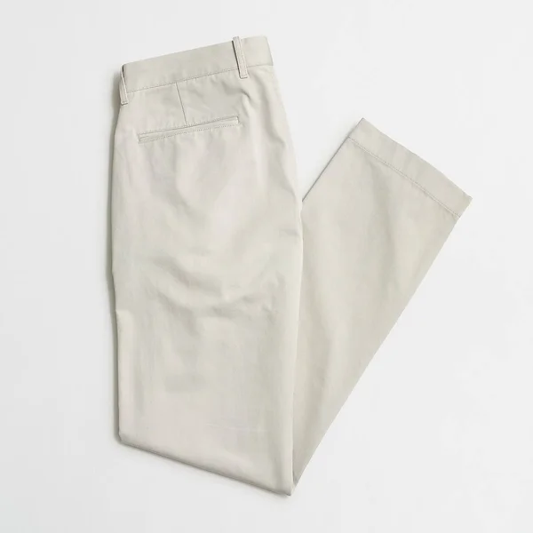 J.Crew Factory Mens Straight-Fit Flex Khaki Pant (Stone, Size 33x30)