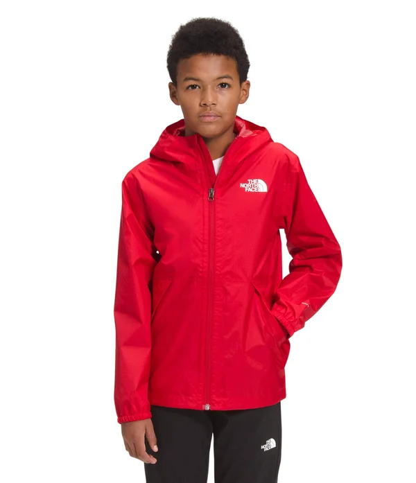 The North Face Zipline Rain Jacket - Boys& TNF Red - S