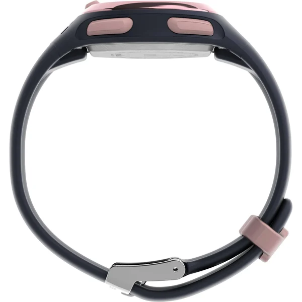 Timex Women's Ironman Transit 33mm Blue/Rose Gold-Tone Watch - Resin Strap