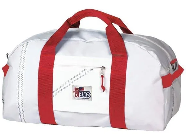 Large Square Duffel Red