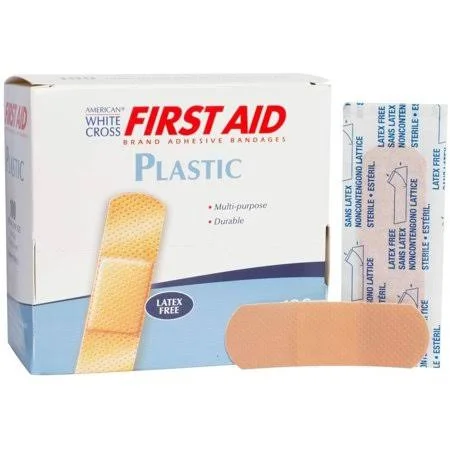 Dukal Pack of 7500 Adhesive Bandages in BULK. Plastic Bandages 1 inch x 3 inch for Wound Protection. Sterile Bandages with Non-A