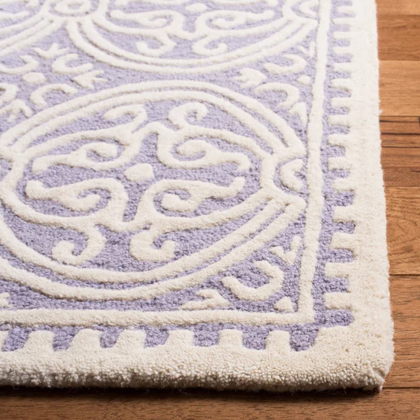 Safavieh Cambridge 123 Area Rug, Black, Ivory, 10& x 10& Square