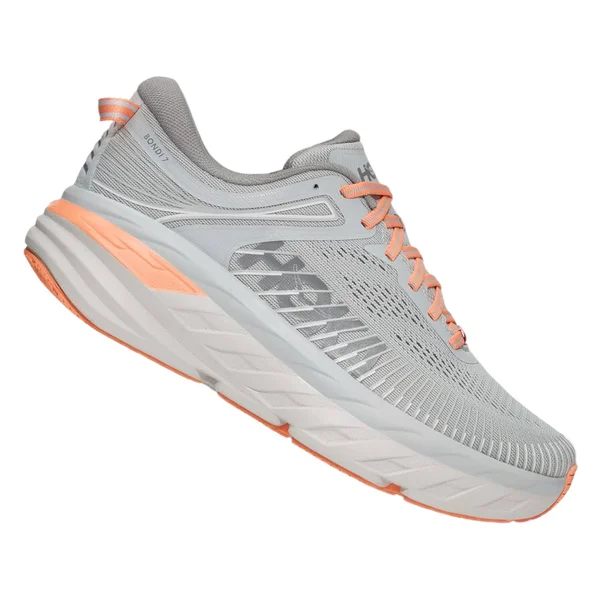 Hoka One One Women's Bondi 7 Black-White, 12