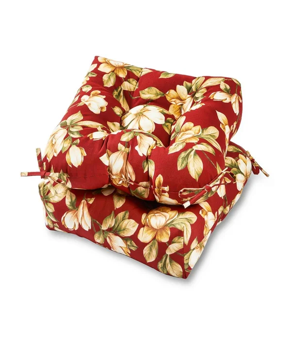 Greendale Home Fashions 20-inch Outdoor Chair Cushion (Set of 2) Timberland Floral