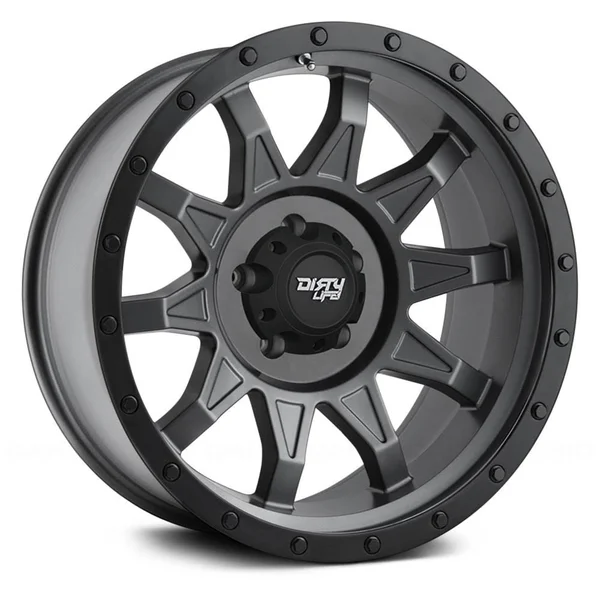 Dirty Life 9301 Roadkill 18x9 6x120 +0mm Gunmetal/Black Wheel Rim 18x22 inch