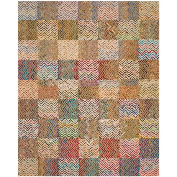 Safavieh Nantucket NAN602A Beige, Brown Rug 4&X 4& Square