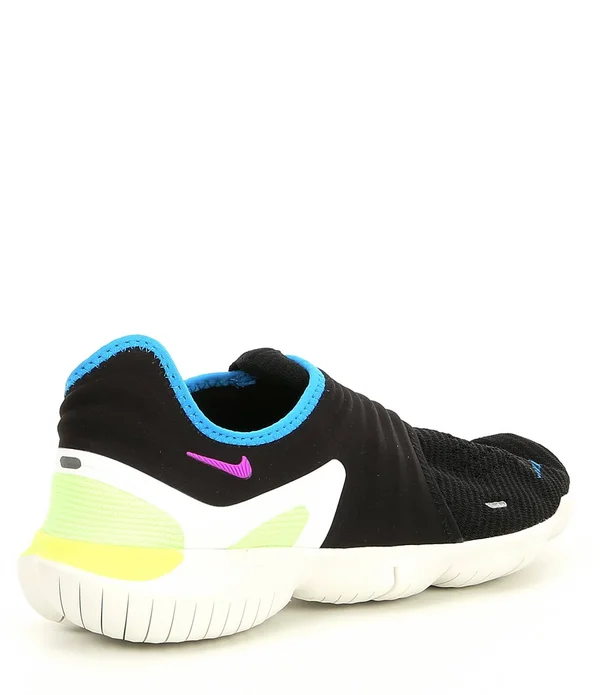 Nike Men's Free RN Flyknit 3.0 Running Shoes - Size: 9, Black