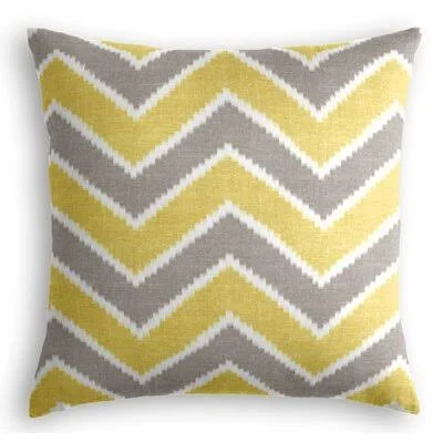 Square Pillow Cover & Insert Loom Decor Yellow 20x22 x 20x22